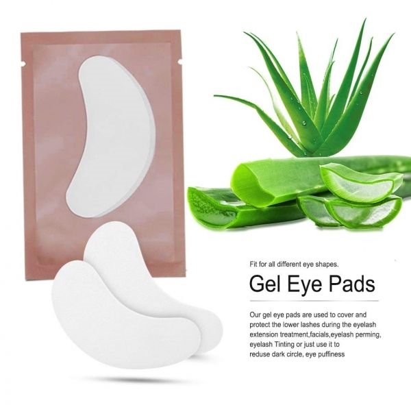 Gel patches for eyelashes extension